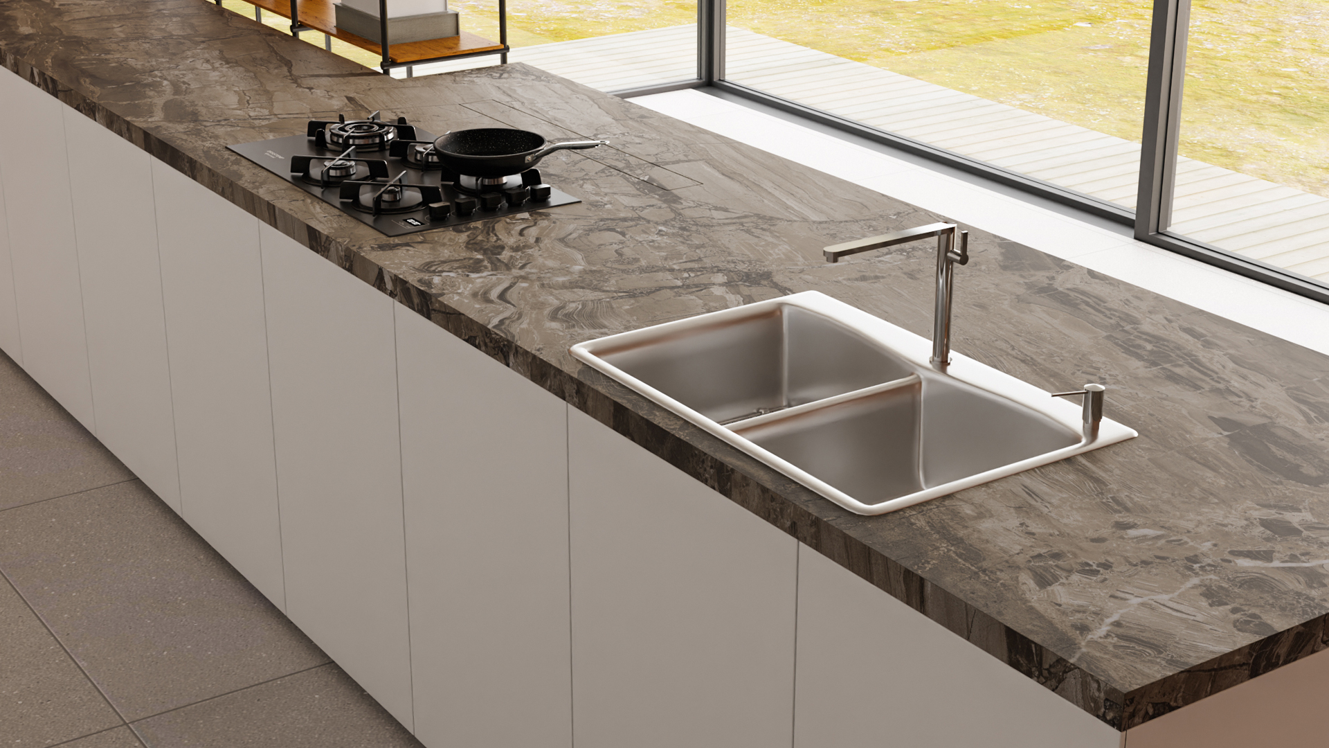 MẪU ĐÁ ỐP BẾP - ĐẢO BẾP - BÀN ĂN 20